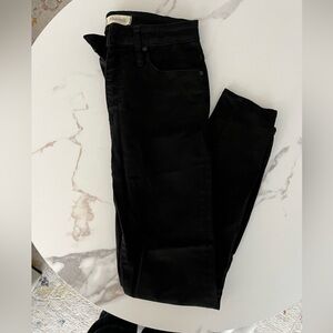 Black Madewell High Rise Skinny Jean